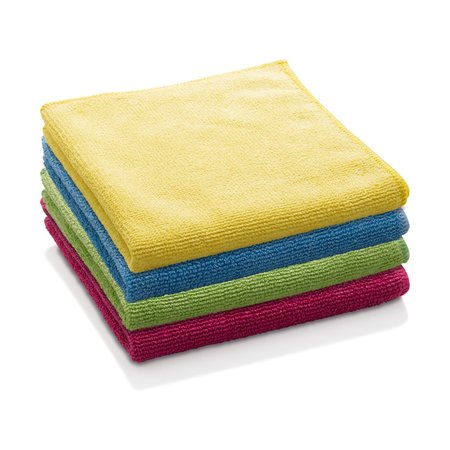 E-CLOTH Polyamide/Polyester Cleaning Cloth 12.5 in. W X 12.5 in. L , 4PK 10902